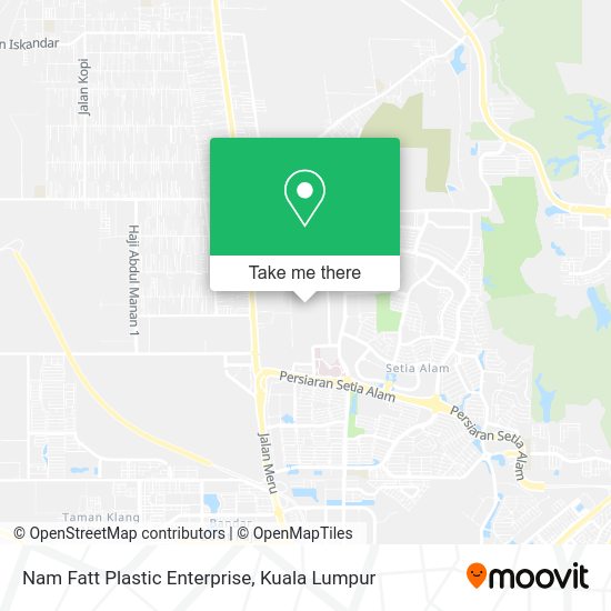 Peta Nam Fatt Plastic Enterprise
