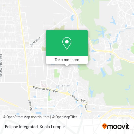 Eclipse Integrated map