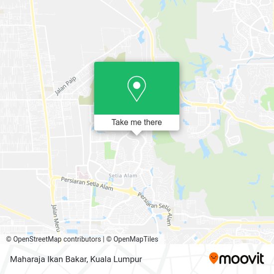 Peta Maharaja Ikan Bakar
