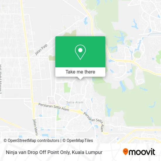 Ninja van Drop Off Point Only map
