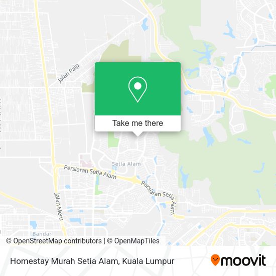 Homestay Murah Setia Alam map