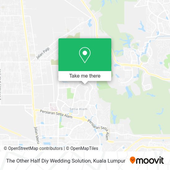 The Other Half Diy Wedding Solution map