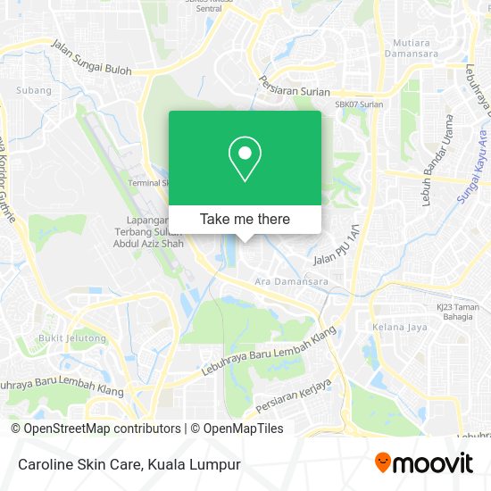 Caroline Skin Care map