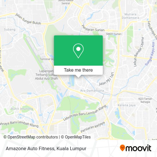 Amazone Auto Fitness map