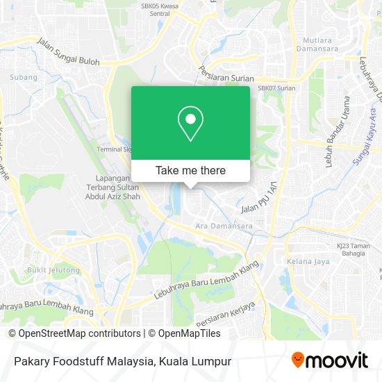 Peta Pakary Foodstuff Malaysia