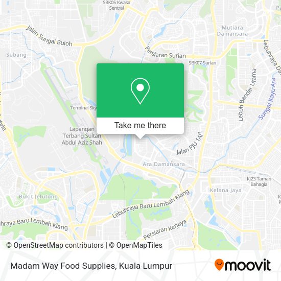 Madam Way Food Supplies map