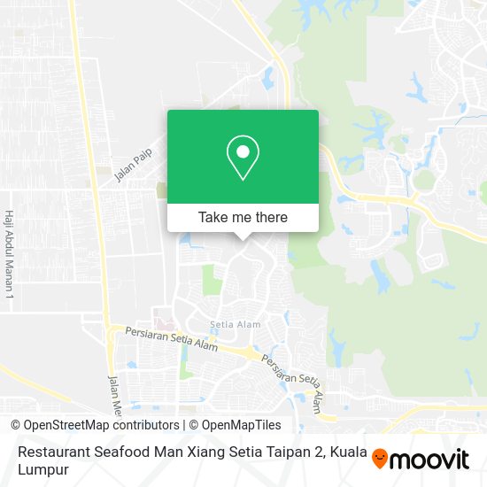 Peta Restaurant Seafood Man Xiang Setia Taipan 2