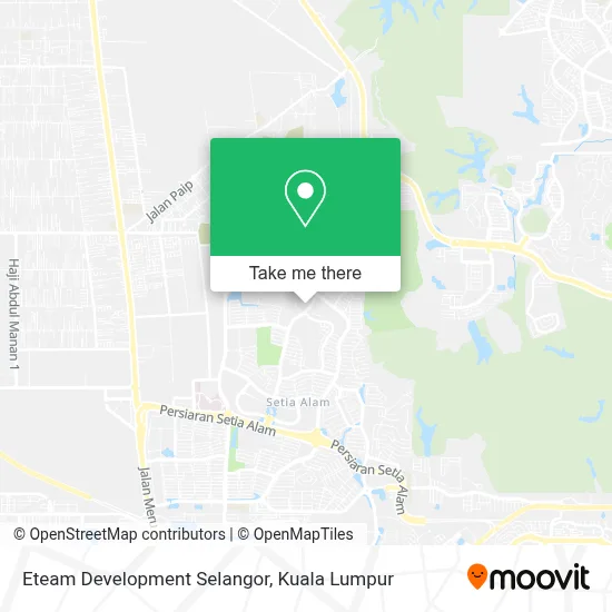Eteam Development Selangor map