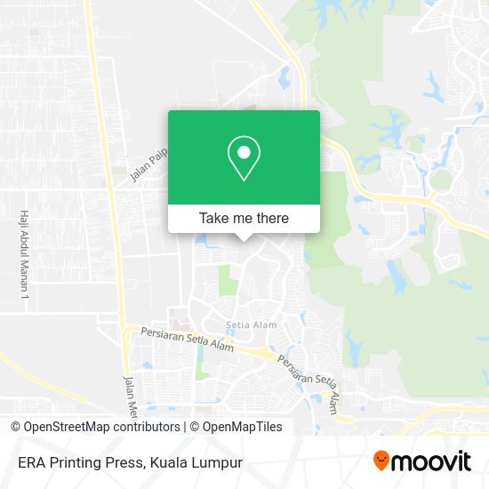 ERA Printing Press map