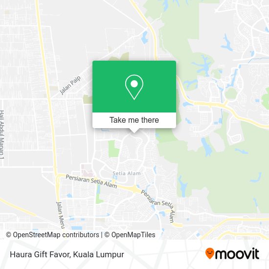 Haura Gift Favor map