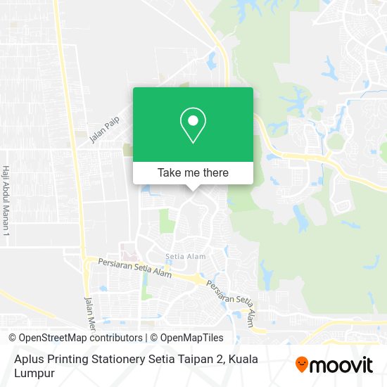 Peta Aplus Printing Stationery Setia Taipan 2