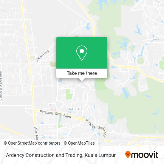 Ardency Construction and Trading map
