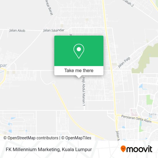 FK Millennium Marketing map