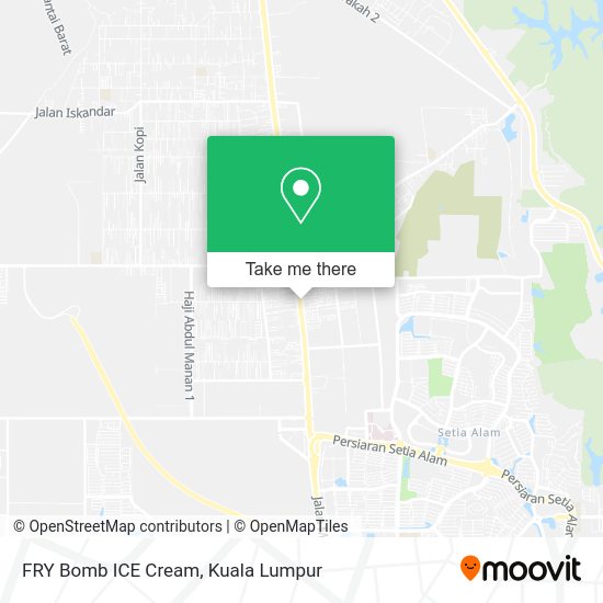 FRY Bomb ICE Cream map