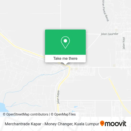 Merchantrade Kapar - Money Changer map