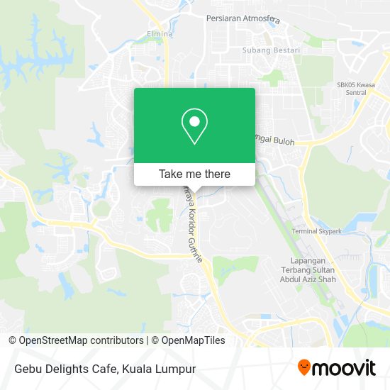 Peta Gebu Delights Cafe