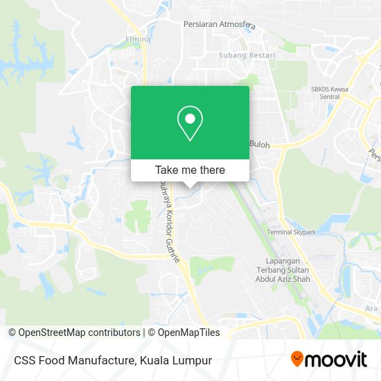 Peta CSS Food Manufacture