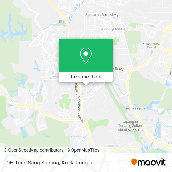 Peta OH Tung Sang Subang