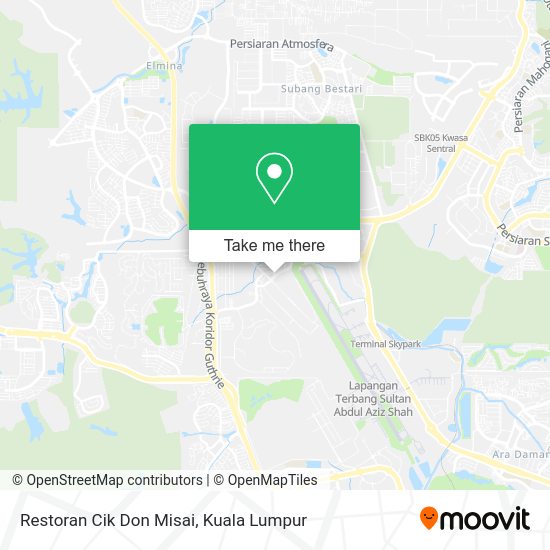 Restoran Cik Don Misai map