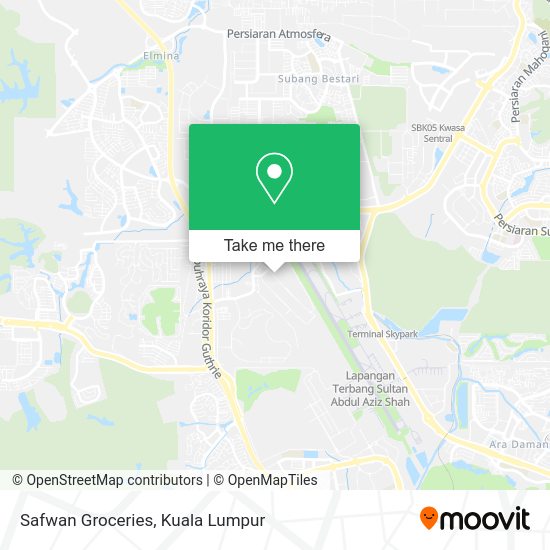 Safwan Groceries map