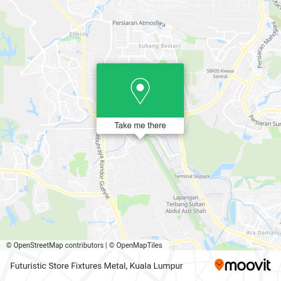 Futuristic Store Fixtures Metal map