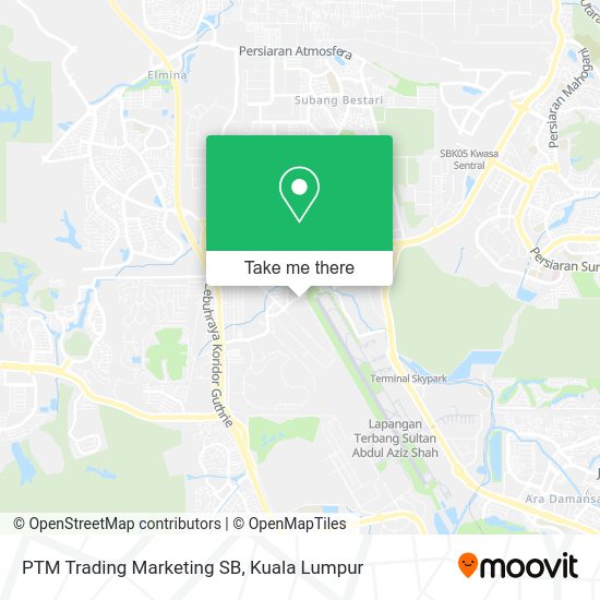 PTM Trading Marketing SB map