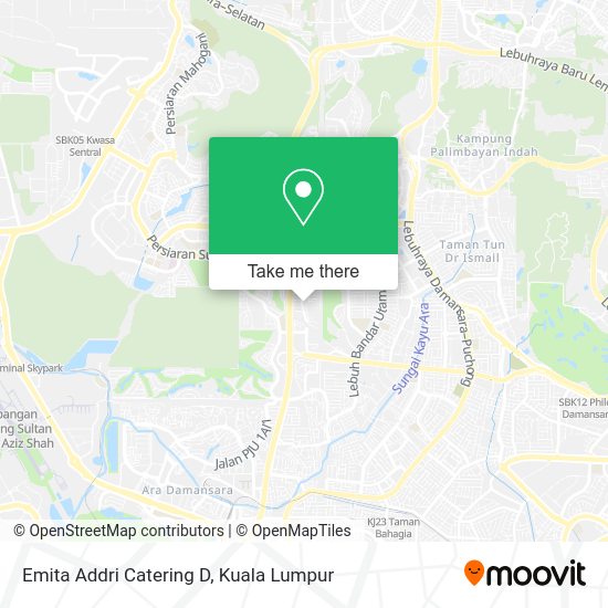 Emita Addri Catering D map