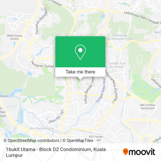 1bukit Utama - Block D2 Condominium map
