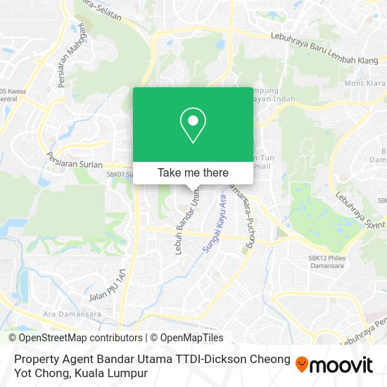 Peta Property Agent Bandar Utama TTDI-Dickson Cheong Yot Chong
