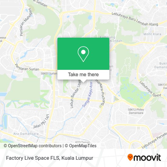 Factory Live Space FLS map