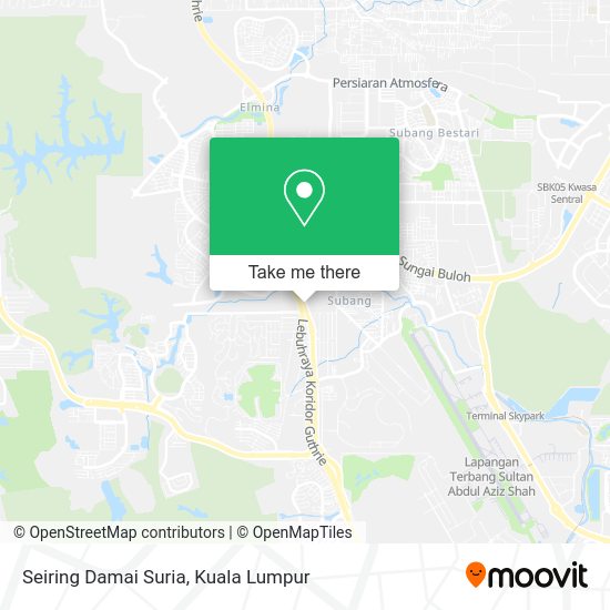 Seiring Damai Suria map