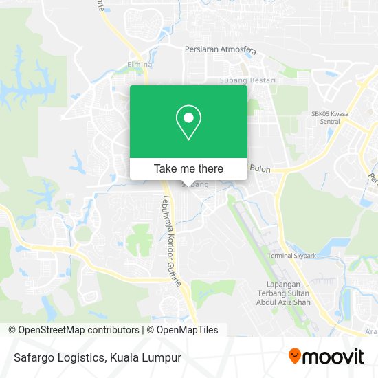 Peta Safargo Logistics