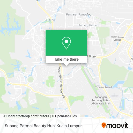 Peta Subang Permai Beauty Hub