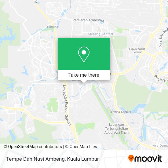 Tempe Dan Nasi Ambeng map