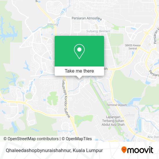 Qhaleedashopbynuraishahnur map