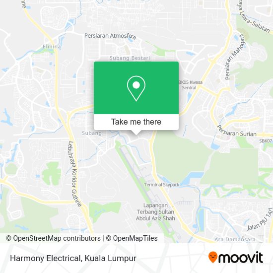 Harmony Electrical map