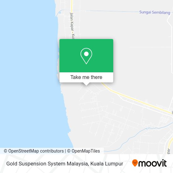 Gold Suspension System Malaysia map