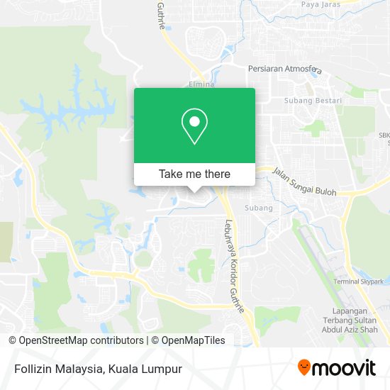Peta Follizin Malaysia