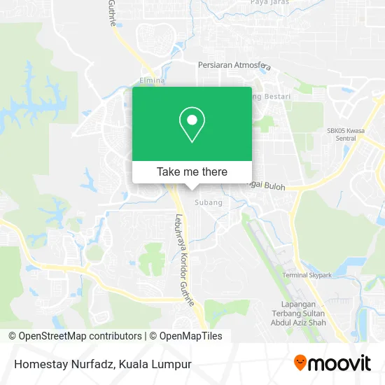 Homestay Nurfadz map