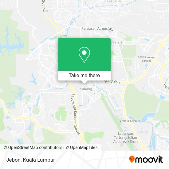 Jebon map