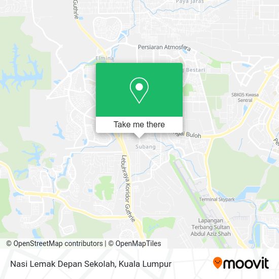 Nasi Lemak Depan Sekolah map