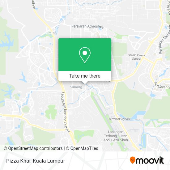 Pizza Khai map