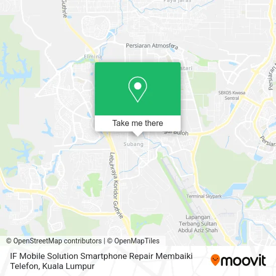 Peta IF Mobile Solution Smartphone Repair Membaiki Telefon