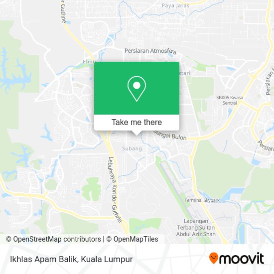 Ikhlas Apam Balik map