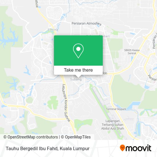 Tauhu Bergedil Ibu Fahd map