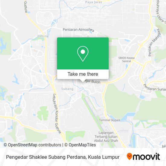 Pengedar Shaklee Subang Perdana map