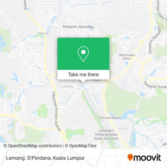 Lemang. D'Perdana map