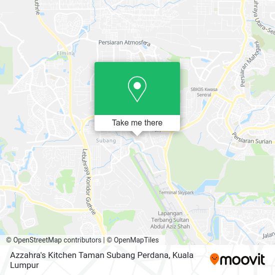 Peta Azzahra's Kitchen Taman Subang Perdana