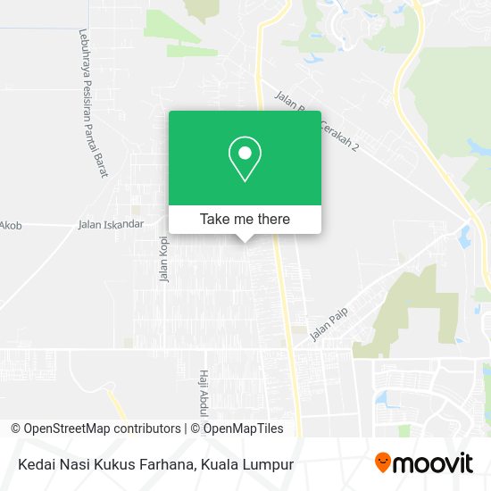 Kedai Nasi Kukus Farhana map