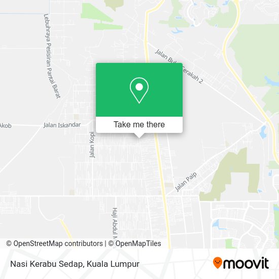 Peta Nasi Kerabu Sedap
